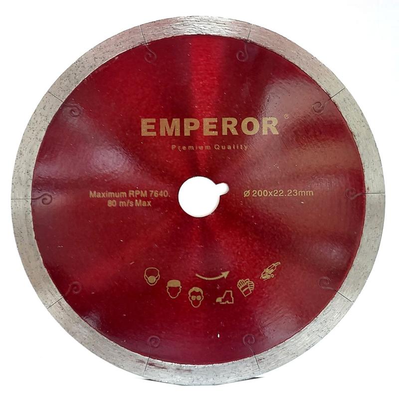 تیغه سرامیک بر ۲۰۰، صفحه برش پرسلان ۲۰۰، دیسک الماسه امپرور، تیغ اسلب بر، صفحه برش ۲۰۰ شفت ۲۲.۲۳، تیغ EMPEROR، پرسلان بر چاک مویی