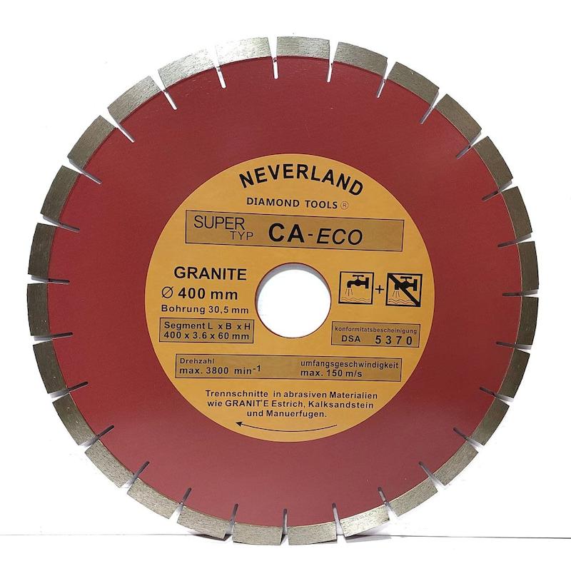 تیغه ۴۰۰ گرانیت بر، صفحه برش سنگبری بی صدا، دیسک الماسه نورلند، تیغ Neverland 400mm، صفحه گرانیت بر شفت ۶۰، Silent Core