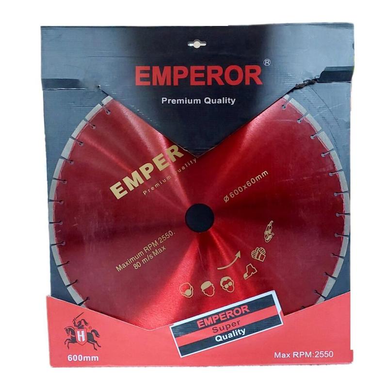 صفحه برش آسفالت بر الماسه امپرور (EMPEROR) سایز ۶۰۰ میلی‌متر شفت ۶۰
