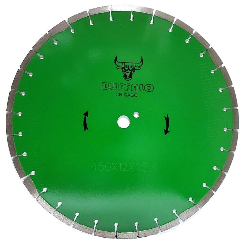 صفحه برش آسفالت بر الماسه بوفالو (BUFFALO) سایز ۴۵۰ میلی‌متر