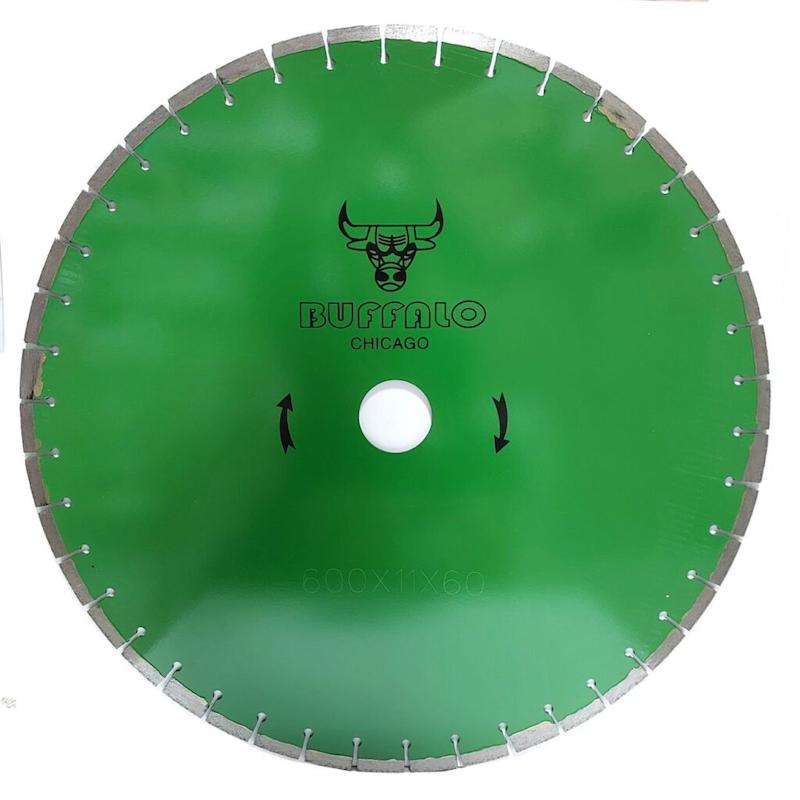 صفحه برش آسفالت بر الماسه بوفالو (BUFFALO) سایز ۶۰۰ میلی‌متر