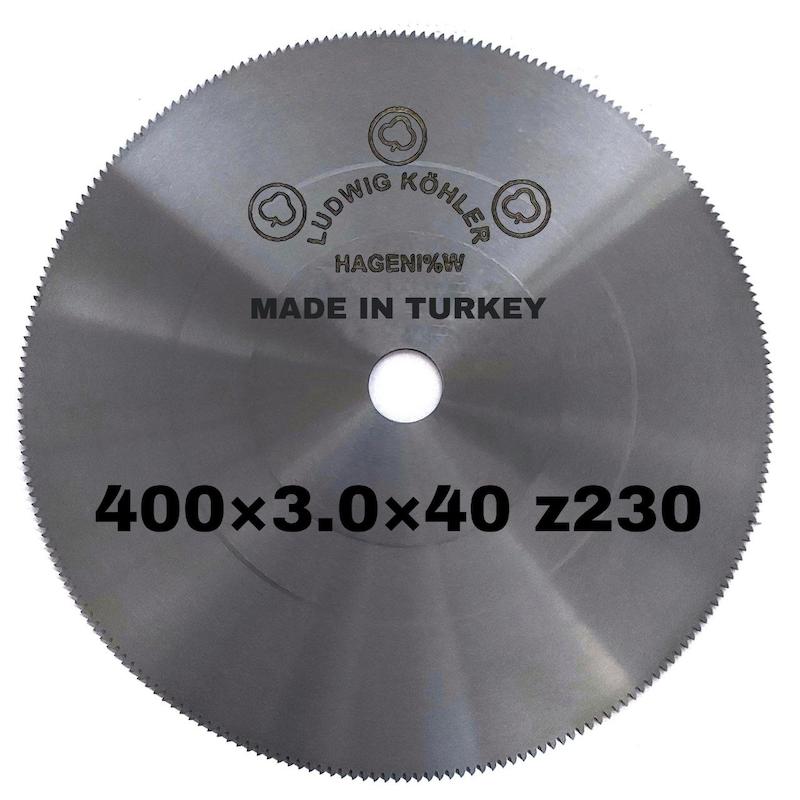 تیغ اره آتشی ۴۰۰، تیغ سه گل اصلی، تیغ اره لودویگ کوهلر، LUDWIG KOHLER ۴۰۰x۳، تیغ برش پروفیل آهنی.