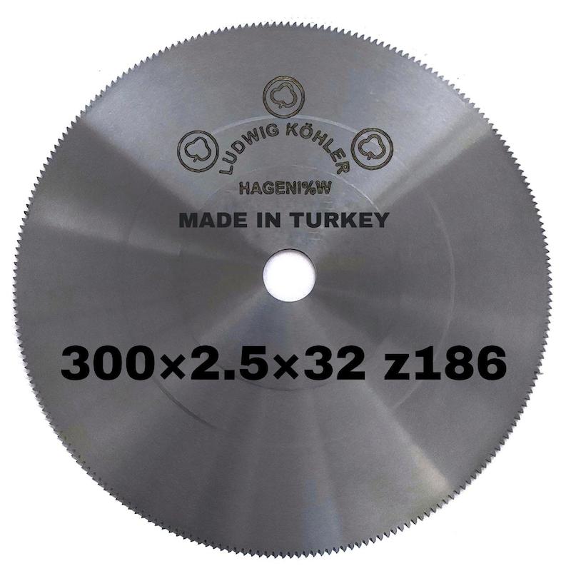 تیغ اره آتشی ۳۰۰ لودویگ کوهلر، تیغ سه گل ترکیه ۳۰۰، تیغه برش آهن ۳۰۰x۲.۵، تیغ اره سرد بر LUDWIG KOHLER.