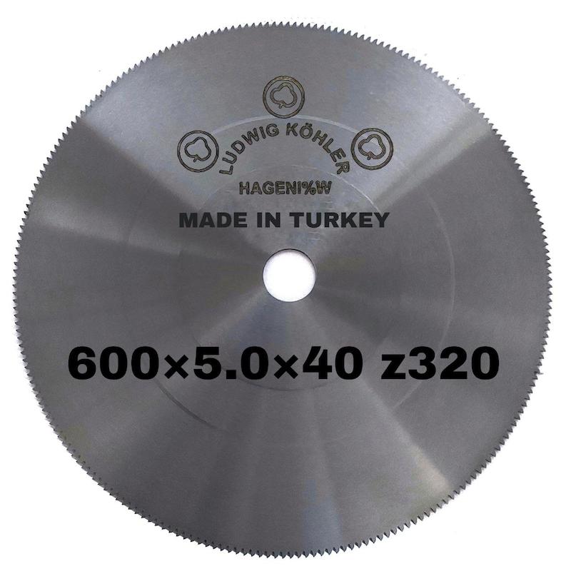 تیغ اره آتشی ضخامت ۵، تیغ اره سه گل ۶۰۰x۵، تیغ اره آتشی Ludwig Kohler ۵ میل، تیغ برش پروفیل فوق سنگین، دیسک برش ۵ میلی‌متر، تیغ کروم وانادیوم ۶۰۰mm