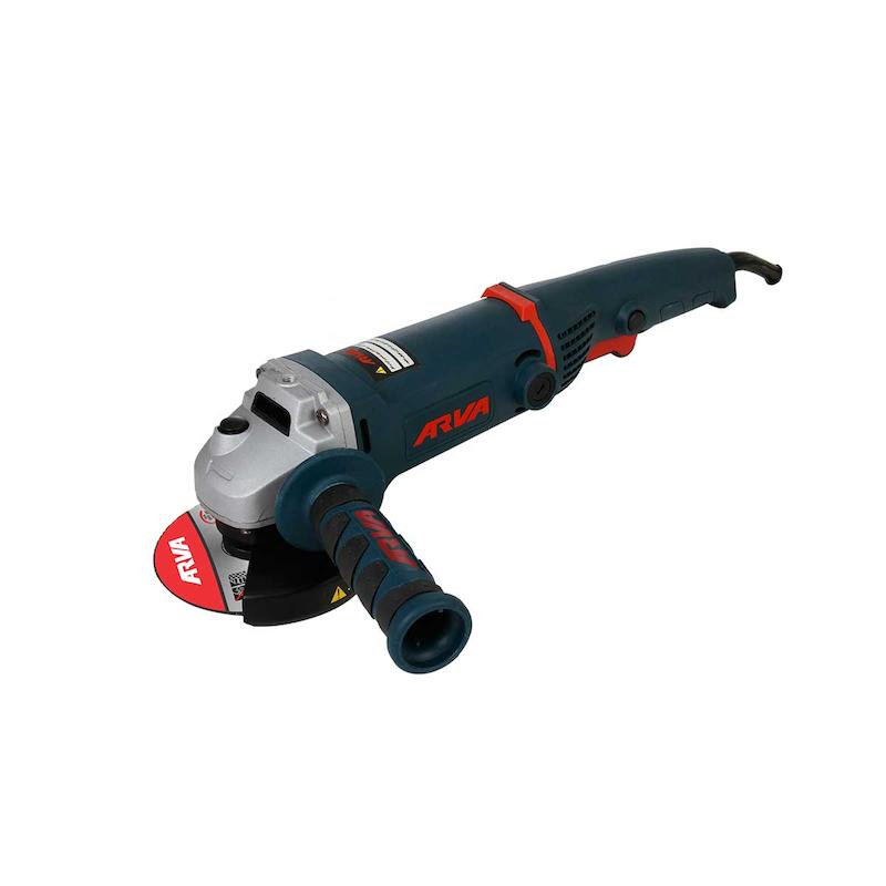 مینی فرز ۱۰۰۰ وات، مینی فرز دسته بلند، آروا ۵۵۵۸، فرز صنعتی قدرتمند، فرز ۱۱۵ میلی‌متر، آرمیچر نخ‌بندی شده، کله‌گی آلومینیومی فرز، خرید مینی فرز آروا، Arva 5558 Long Handle Grinder.