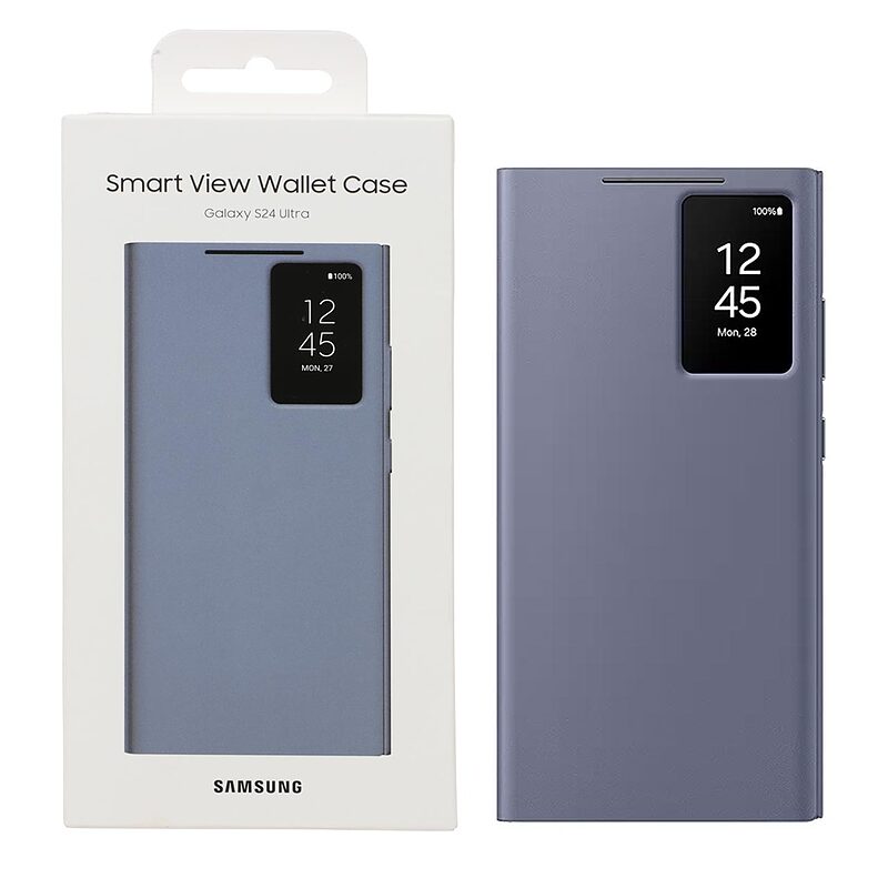 کیف هوشمند اورجینال سامسونگ Smart View Wallet Case ویتنام مدل Samsung Galaxy S24 Ultra 