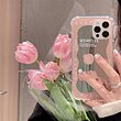 قاب گل لاله آینه ای مدل Flower Mirror Case