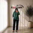 شومیز کراوات دار، پارچه الیزه، رو کروات نگین کار شده