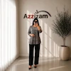 شومیز مدل دلسا پارچه حریر نگین کار شده