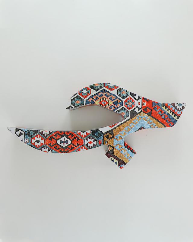 حرف جـ تزئینی طرح گلیم