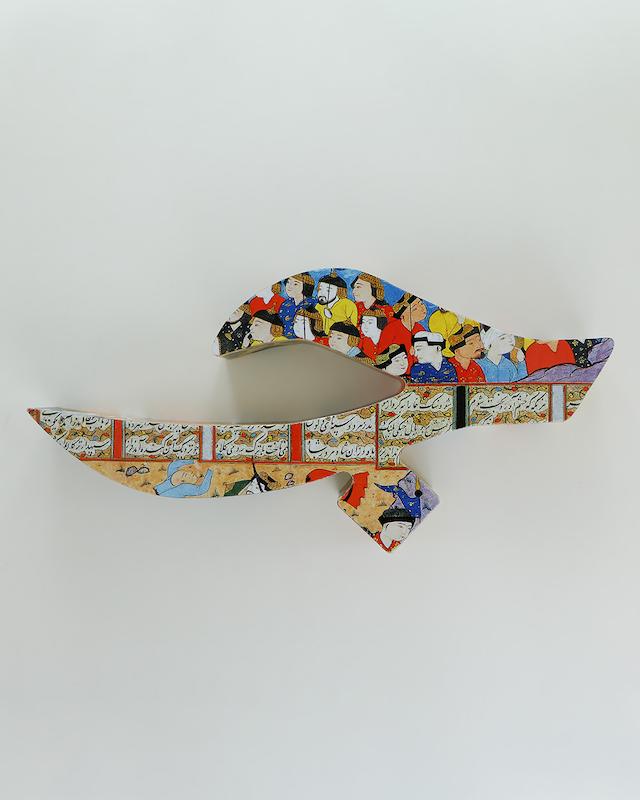 حرف جـ تزئینی طرح نگارگری