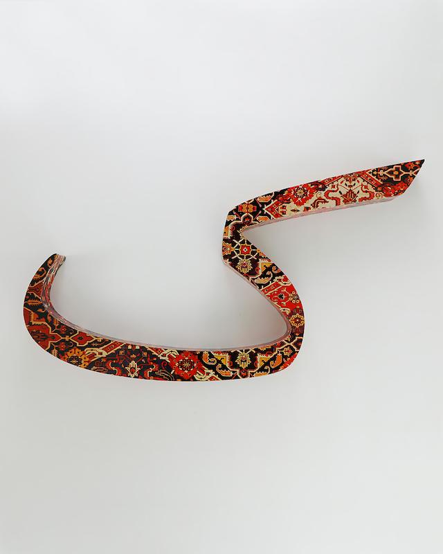 حرف ک  تزئینی طرح فرش