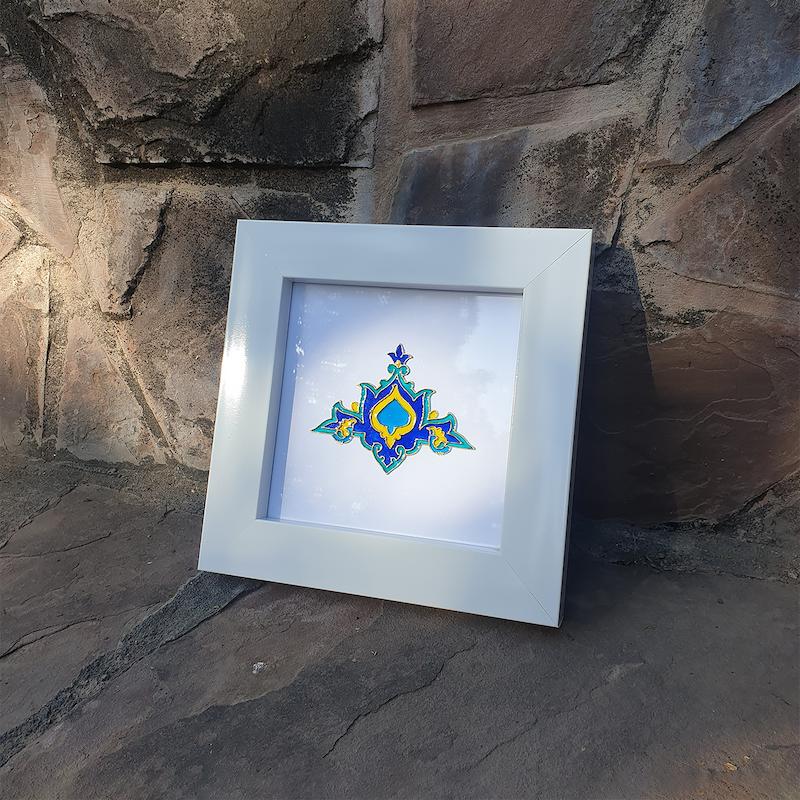 تابلو تزئینی ویترای کاشی ایرانی