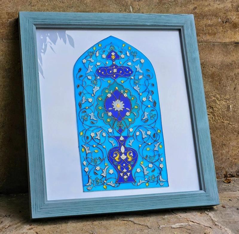 تابلو تزئینی ویترای طاق فیروز