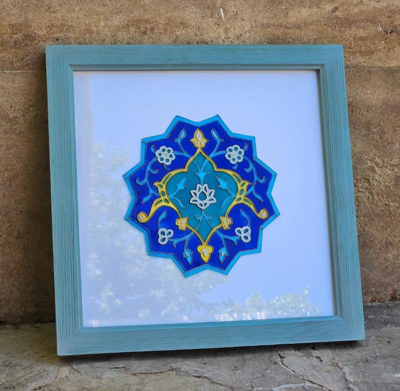 تابلو تزئینی ویترای تیموری