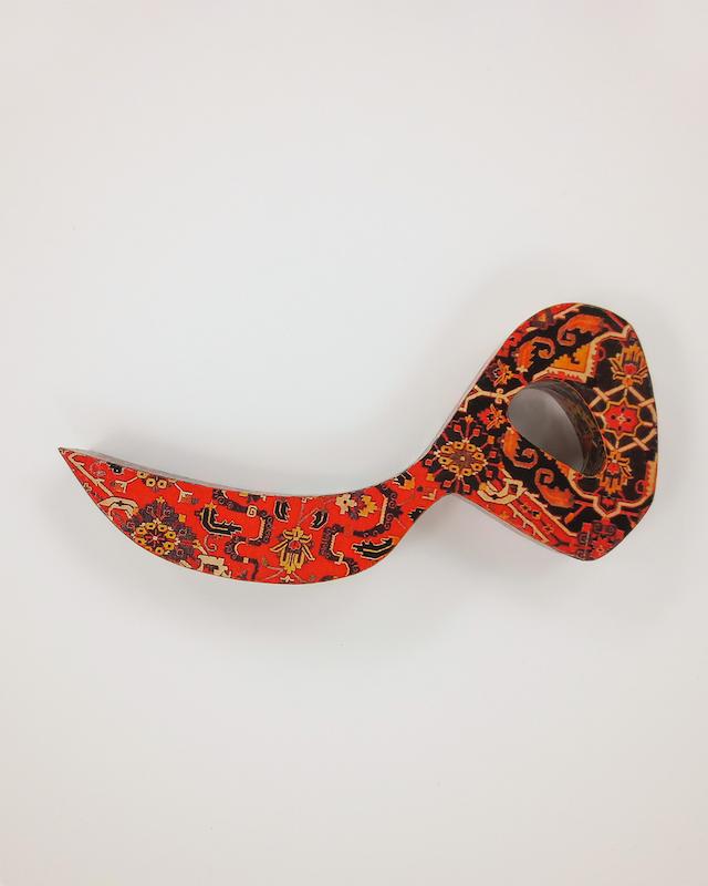 حرف مـ تزئینی طرح فرش