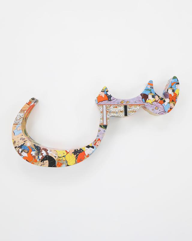 حرف س تزئینی طرح نگارگری