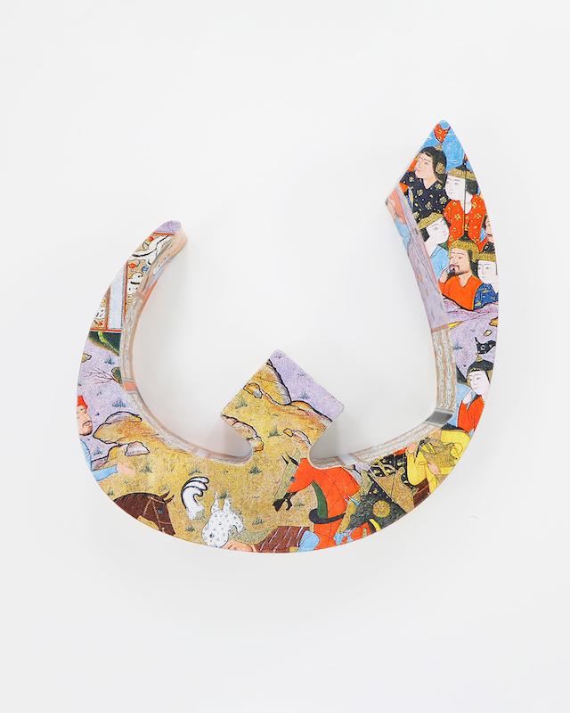 حرف ن تزئینی طرح نگارگری