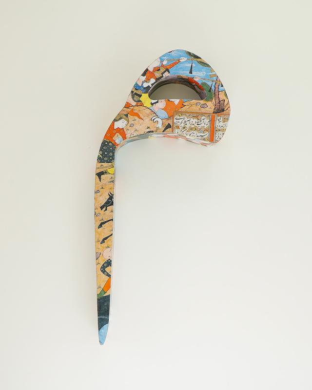 حرف م  تزئینی طرح نگارگری