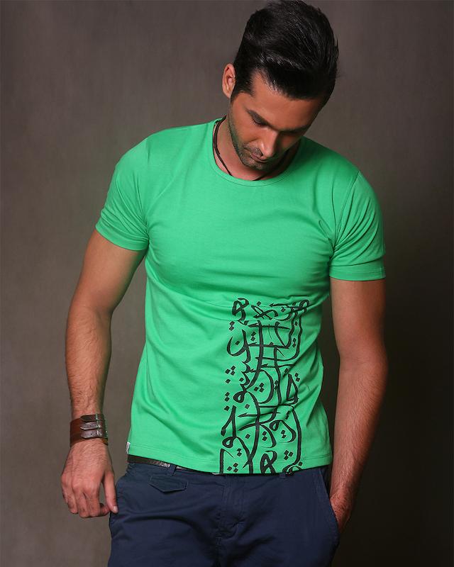تیشرت سبز مردانه
