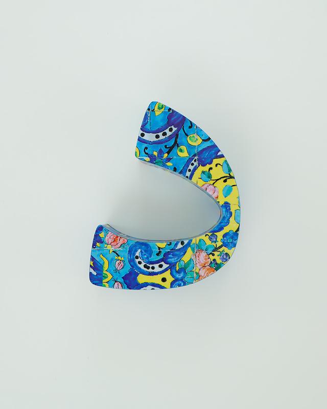 حرف د تزئینی طرح کاشی