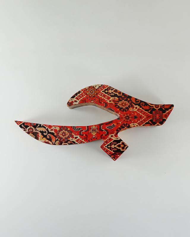 حرف جـ تزئینی طرح فرش