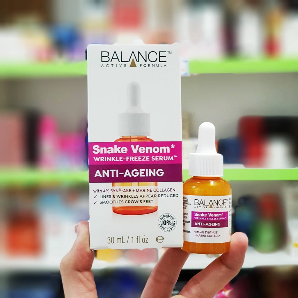 سرم بالانس BALANCE مدل اسنک ونوم SNAKE VENOM انگلیس جوانساز و ضدچروک