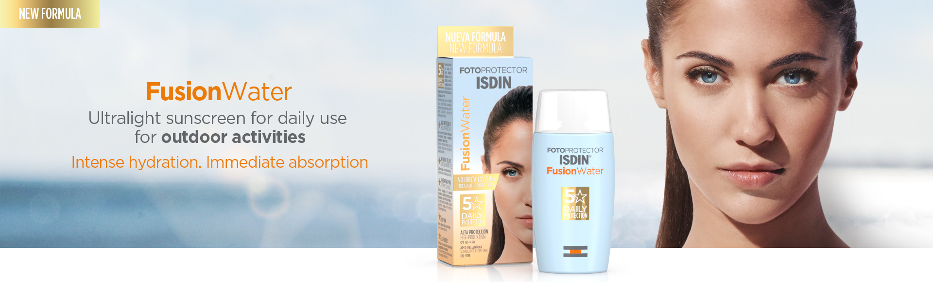 Fotoprotector ISDIN Fusion Water SPF 50 PA+++