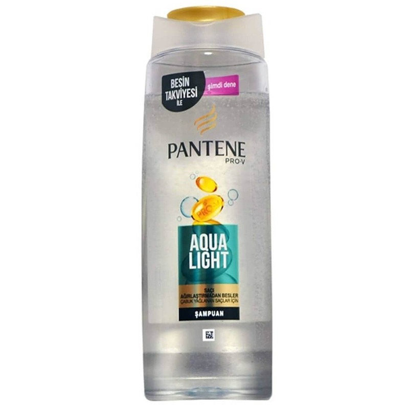 شامپو مو پنتن pantene مدل Aqua Light مخصوص موی چرب حجم 300 میل