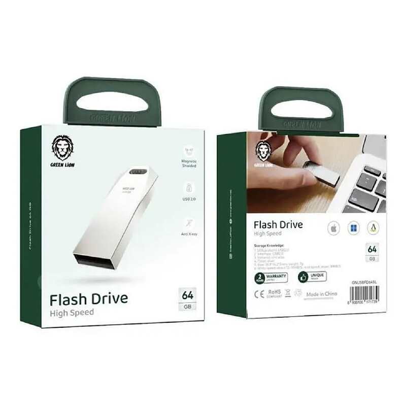 فلش مموری 64 گیگابایت گرین لاین Green Lion Flash Drive 64GB