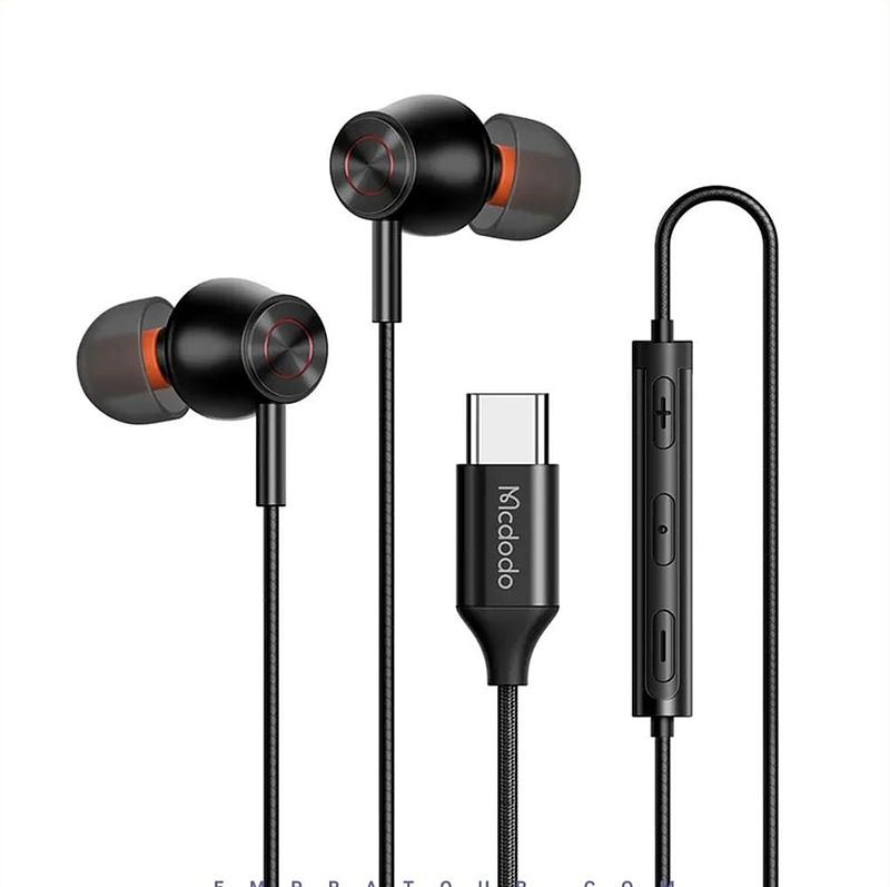 هندزفری سیمی تایپ سی مک دودو Mcdodo Stereo Earphone Type-C HP-3490