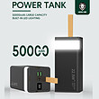 شارژر همراه مدل Power Tank ظرفیت 50000 میلی آمپر Green Lion