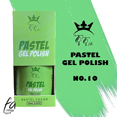 لاک ژل تی تی نی (TTNI) مدل PASTEL شماره 10