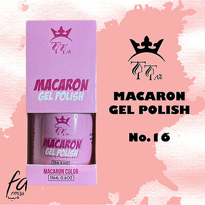 لاک ژل تی تی نی (TTNI) مدل MACARON شماره 16