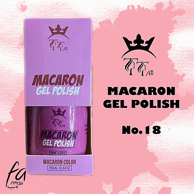 لاک ژل تی تی نی (TTNI) مدل MACARON شماره 18