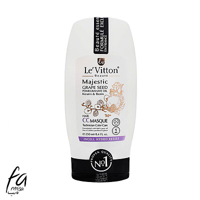 ماسک مو انار و انگور لویتون (LeVitton) مدل CC MASQUE حجم 250 میل