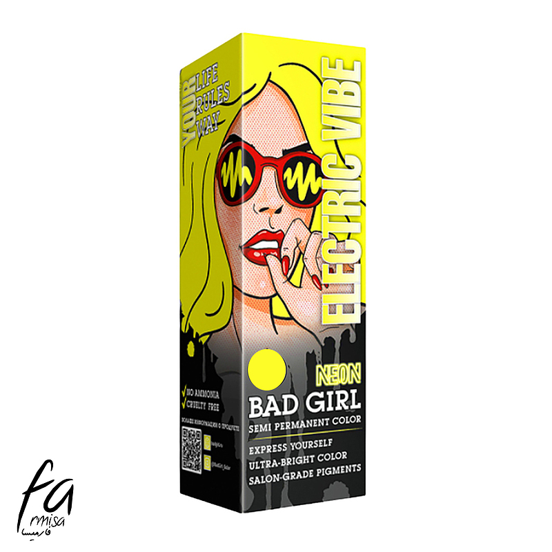 رنگ مو فانتزی بد گرل (BAD GIRL) رنگ ELECTRIC VIBE