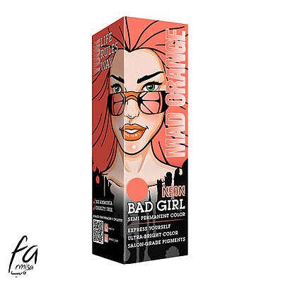 رنگ مو فانتزی بد گرل (BAD GIRL) رنگ MAD ORANGE