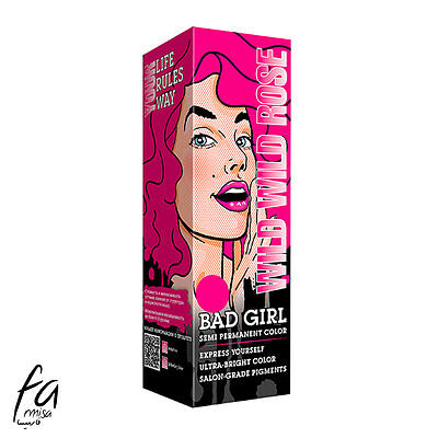 رنگ مو فانتزی بد گرل (BAD GIRL) رنگ WILD WILD ROSE