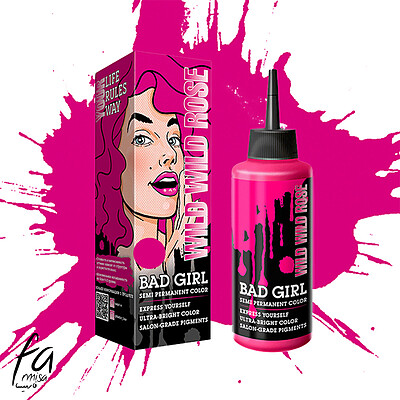 رنگ مو فانتزی بد گرل (BAD GIRL) رنگ WILD WILD ROSE