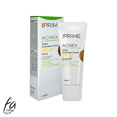 ضدآفتاب رنگی پرایم (PRIME) مدل SPF60 رنگ برنز (BRONZE)