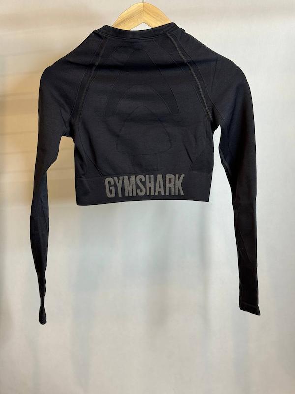 کراپ با نیمتنه آستین دار جیمشارک gymshark کد 3129
