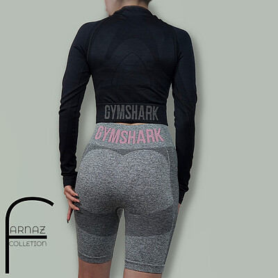 نیمتنه آستین دار gymshark کد 3129