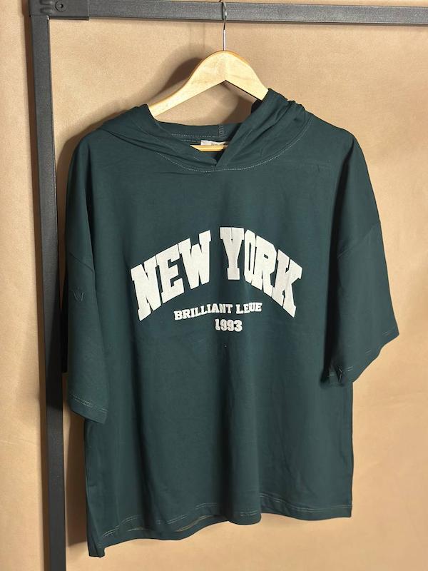 تیشرت کلاهدار New York کد ۹۱۲۰