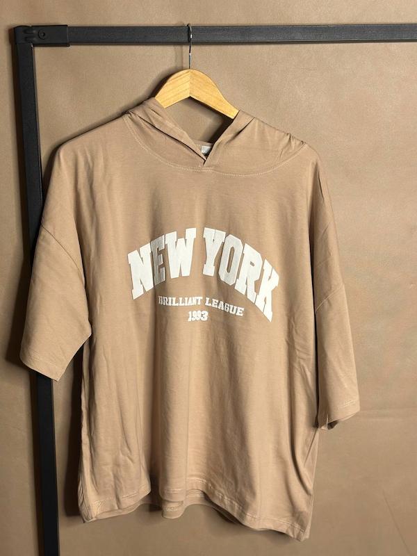 تیشرت کلاهدار New York کد ۹۱۲۰