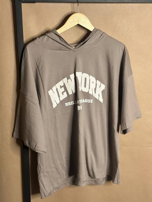 تیشرت کلاهدار New York کد ۹۱۲۰