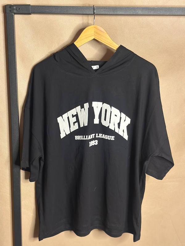 تیشرت کلاهدار New York کد ۹۱۲۰