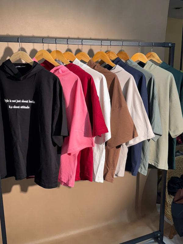 تیشرت کلاهدار style کد ۹۱۱۶