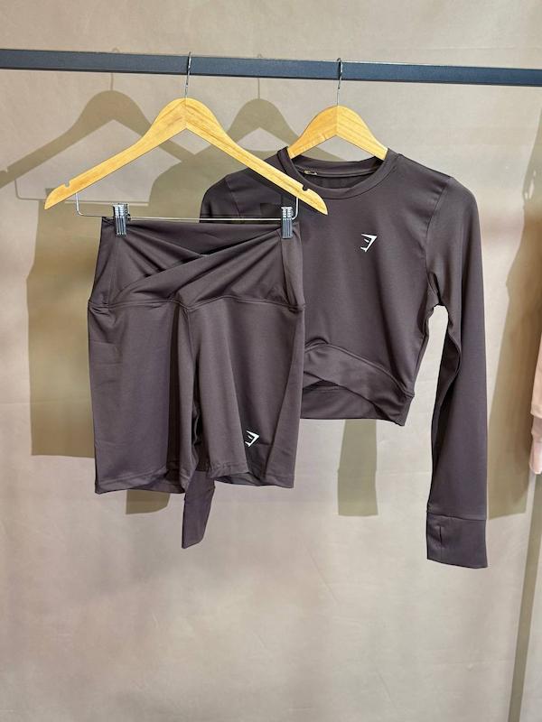 ست شلوارک و کراپ  gymshsrk جیمشارک ۱۹۹۹