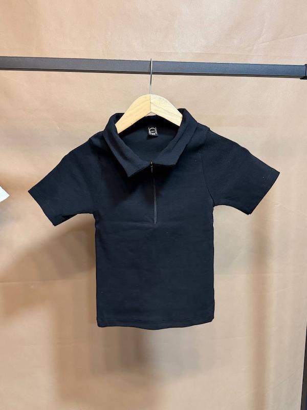 تیشرت کبریتی نیم زیپ 4043